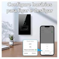 Interruptor Inteligente Novadigital Wi-Fi 1 Botão Touch: Controle Sua Casa com Voz e App! - imagem 5
