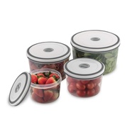 Electrolux - Kit Potes Herméticos Redondos 4 Unidades - Organize sua Cozinha com Estilo - imagem 1