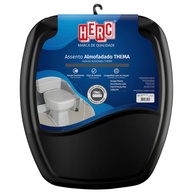 Assento Almofadado Thema Cinza Preto - Conforto e Estilo para sua Rotina - imagem 1