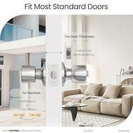 Maçaneta de Porta com Fechadura e Chave: Segurança e Estilo para sua Casa ou Empresa - imagem 4