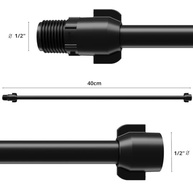 Engate Flexível Astra 40cm 1/2" Preto: Conexão Segura e Durável para sua Descarga - imagem 4