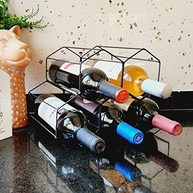 Adega Empilhável com Porta-Garrafas em Ferro – Organize sua Coleção com Estilo - imagem 3