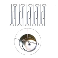 Kit 10 Suportes Estabilizadores para Pavios de Vela - Metal 11cm | Centralize e Aprimore suas Velas DIY - imagem 4