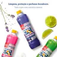 Desinfetante Girando Sol Talco 3L - Limpeza Poderosa com Fragrância Suave - imagem 4