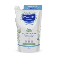 Mustela Refil Gel Lavante Suave 400ml - Sabonete Líquido Vegano para Bebês e Crianças com 93% de Ingredientes Naturais - imagem 1