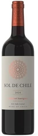 Vinho Tinto Suave Chileno Sol de Chile Cabernet Sauvignon 750ml - imagem 4