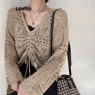 Suéter Feminino Lovito: Conforto e Estilo Casual - imagem 1
