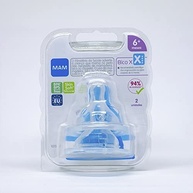 Bico Mamadeira X MAM 6+ Meses - Fluxo Super Rápido - Embalagem Dupla - imagem 3
