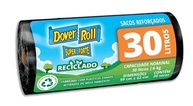 Dover-Roll Super Forte Reciclado 30L Preto - Rolo com 20 Sacos para Lixo Ecológico - imagem 2