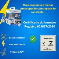 Kit 2 Lâmpadas Super Branca H4 8500K - Iluminação Premium e Segurança para Seu Veículo - imagem 5