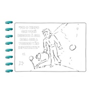 Livro de Colorir Cute & Comfy Super Special Edição 10: O Pequeno Príncipe - Encadernação em Disco - imagem 4
