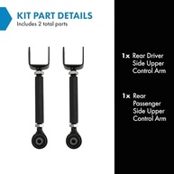 Conjunto Braço Controle Superior Traseiro TRQ para Chrysler 200, Dodge Avenger e Journey (2011-2020) - imagem 3