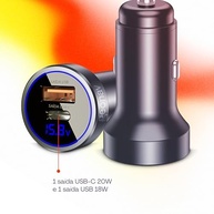 Carregador Veicular Geonav SuperPower Duo 38W: Carregamento Ultrarrápido 2 Dispositivos - imagem 3
