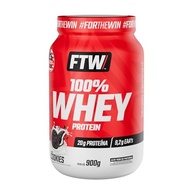 FTW 100% Whey Protein com Proteína Concentrada WPC, Suplemento Alimentar Pós-Treino em Pó com Fonte de Proteína do Soro do Leite, Alto Valor Biológico, Sem Glúten – Pote 900g (Sabor Cookies) - imagem 2