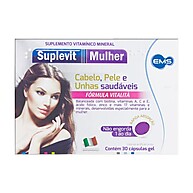 Suplevit Mulher: Energia e Imunidade em 30 Cápsulas - imagem 1