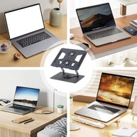 Suporte Ajustável para Notebook e Tablet em Alumínio - Altura e Ângulo Personalizáveis | Compatível com 10-17" - imagem 5