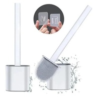 Kit 2 Escovas Sanitárias de Silicone Antibacteriana com Suporte Adesivo - Sem Cheiro e Fácil Limpeza - imagem 3