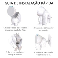 Suporte de Tomada Astronauta para Alexa Echo Pop - Organize e Decore seu Espaço (Branco) - imagem 5