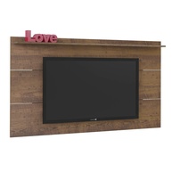 Painel com Suporte para TV até 60" SLIM em Madeira Pinho - Design Moderno e Funcionalidade Completa - imagem 1