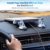 Suporte Starlink Mini para Carro Linkoostar: Ventosa Forte para Painel e Para-brisa - imagem 4