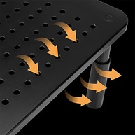 Suporte Organizador de Mesa com Ajuste de Altura e Gaveta - SM087 | Melhore sua Ergonomia e Organização - imagem 4