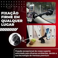 Suporte de Celular para Carro Premium UTBRX®: Segurança e Visibilidade Total no Painel ou Vidro - imagem 5