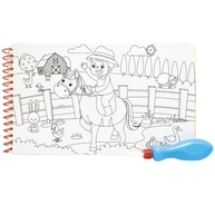 Surpresas com Água: Fazenda - Livro Interativo para Pintar com Água - imagem 5