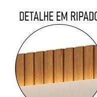 Painel Ripado Trevis: TV 70" e Bancada Suspensa! - imagem 2