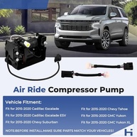 Compressor de Suspensão a Ar para Cadillac Escalade ESV, Chevy Suburban/Tahoe, GMC Yukon XL (2015-2020) - Peça de Reposição Premium - imagem 5