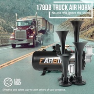 FARBIN Kit Buzina de Trem 178DB: Som Potente para Caminhão, Jeep e SUV - imagem 3