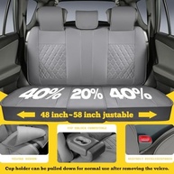 Capas de Assento LINGVIDO: Couro Napa Premium Universal para Carros, SUVs e Vans - imagem 5