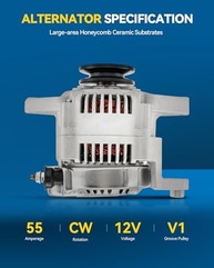 Alternador PHILTOP 55 Amp para Suzuki Samurai, Metro, Sprint e Sidekick (1.3L) - Qualidade OE e Instalação Fácil - imagem 5
