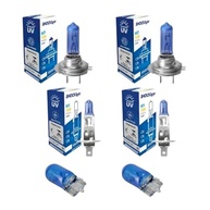 Kit 6 Lâmpadas Super Branca 8500K H1, H7 e T10 - Iluminação Potente e Segura - imagem 2