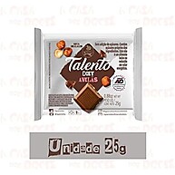 Mini Tablete de Chocolate Talento Avelã Diet 25g c/15 - Garoto - imagem 2