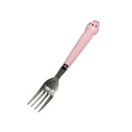 Kit Talher Infantil Inox Rosa - Garfo e Colher com Cabo Anatômico para Crianças - imagem 5