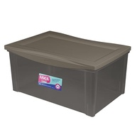 Caixa Organizadora Plástica 65L com Tampa Click - Modelo Camurça da Linha Radical - imagem 2
