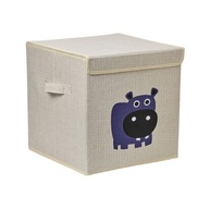 Caixa Organizadora Infantil com Tampa - Design Animal Box em Linho Resistente - imagem 5