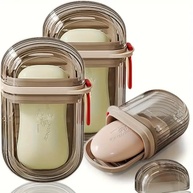 Mini Caixa de Sabão Portátil com Tampa - Design Selado em PET Ideal para Viagens e Acampamentos - imagem 1