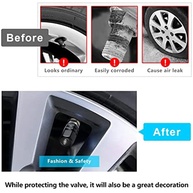 Tampas de Válvula de Pneu Metal Premium para Lincoln MKC, Nautilus, Aviator, Navigator, MKZ, Continental - Proteção e Estilo - imagem 4