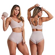 Tanga Modeladora Nayane Rodrigues: Cintura Alta e Renda ✨ - imagem 1