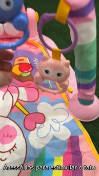 Tapete de Atividade Musical Piano Interativo Unicórnio Wakaii - Estimule o Desenvolvimento do Bebê - imagem 5