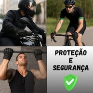 Luva Meio Dedo Tática Anti-Impacto: Proteção e Conforto para Moto, Bike e Esportes - imagem 4