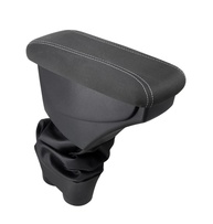 Apoio de Braço Premium para Peugeot 208/2008 Allure - Tecido Grafite com Costura Cinza - imagem 1