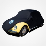 Capa Protetora Premium para Fusca VW Itamar (Tecido Helanca Lycra Preta) - imagem 2
