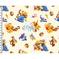 Tecido Ursinho Pooh: Tricoline, Microfibra & Gabardine - imagem 1