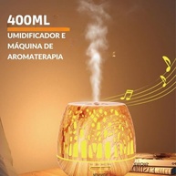 Novavida Umidificador com Aromaterapia, Luz LED e Conexão Bluetooth - Tecnologia Ultrassônica para Ambientes Saudáveis - imagem 3