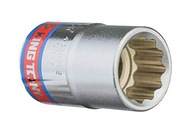 Soquete Estriado 5/8" x 1/2" King Tony - Aço Cromo-Vanádio e Tecnologia Fix-Drive - imagem 3