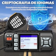 Rádio Comunicador AR-318: Comunicação Dupla U/V VHF/UHF com Tela Grande e Criptografia - imagem 3