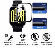Kit 3 Películas 5D para Redmi Watch 5 Active/Lite: Proteção Total e Tela Impecável - imagem 4