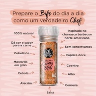 BR Spices Tempero Mix para Carnes BBQ com Moedor 80G - Sabor Profissional no Churrasco - imagem 5